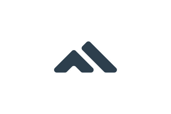 Download Intial F Mountain Logo Template Vector - Mountain Collection