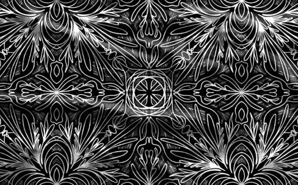 Download Abstract Geometry Pattern Line Floral - Line Collection