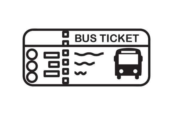 Download Travel Icon Hotel Ticket Black Line Art - Line Collection