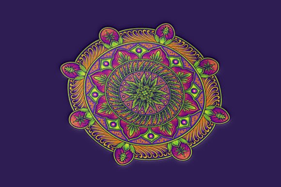 Download Sacred Geometry Mandalas Cannabis Art - Mandalas Collection