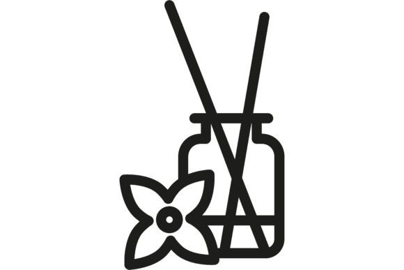 Download Incense Sticks Line Icon. Bottle, Aroma, - Line Collection