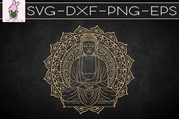 Download Buddha Meditated Mandala SVG - Buddha Collection