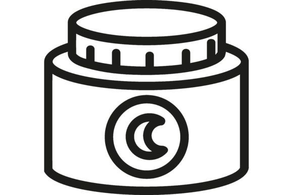 Download Moisturizer Line Icon. Night Cream, Face - Line Collection