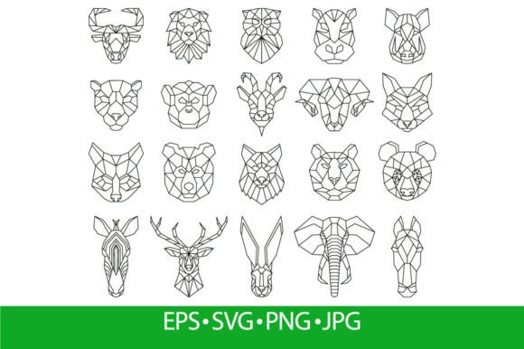Download Polygonal Geometric Linear Animal Fox - Line Collection