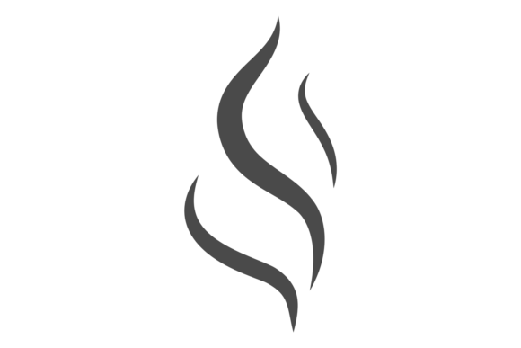 Download Hot Steam Icon. Air Motion Black Lines - Line Collection